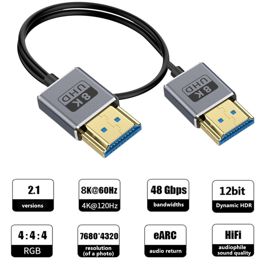 Hdmi Cable 2.1 - Coaxiale HDMI 8K HDMI 2.1-kabel Ultrahoge