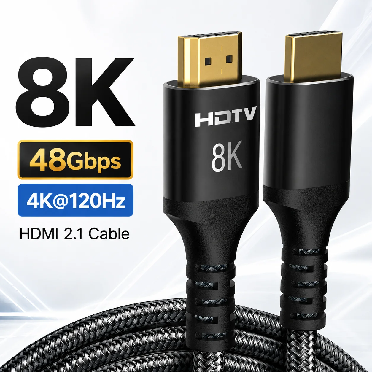 8K HDMI naar HDMI 2.1 Kabel 48 - Hdmi Cable 2.1 recensie en prijs