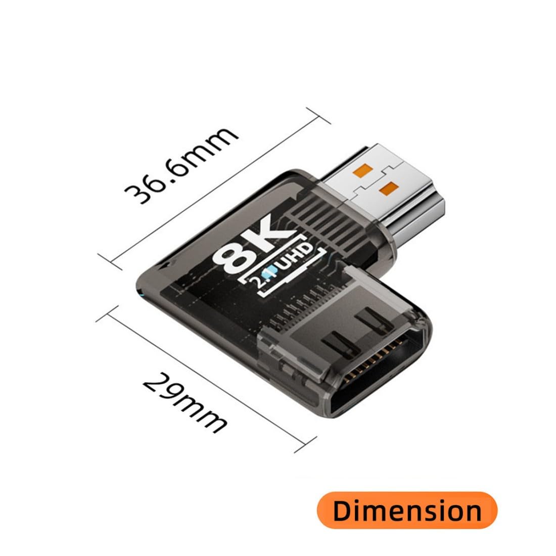 1-2 stuks Rechtshoekige 90 gra - Hdmi Cable 2.1 recensie en prijs