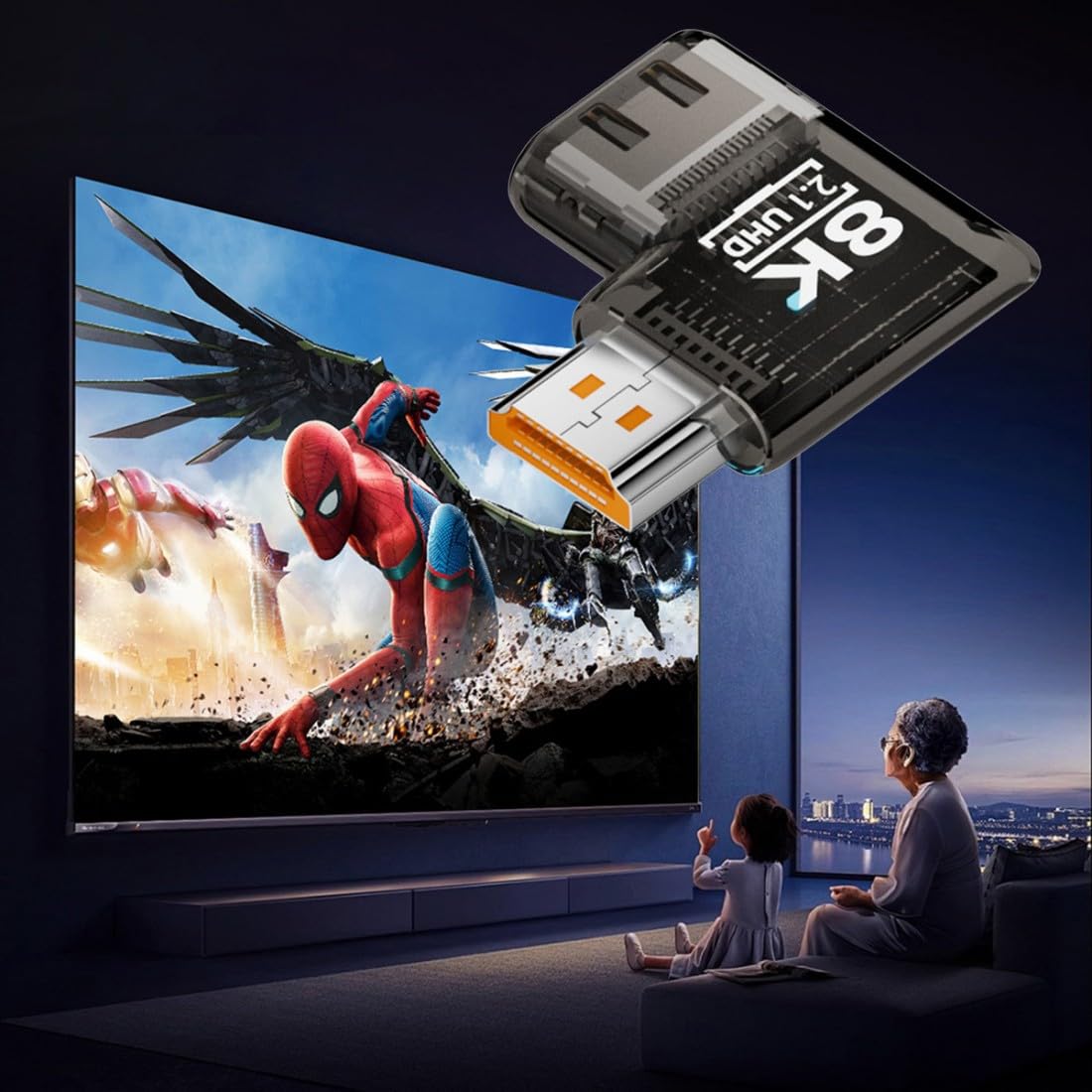 1-2 stuks Rechtshoekige 90 gra - Hdmi Cable 2.1 recensie en prijs