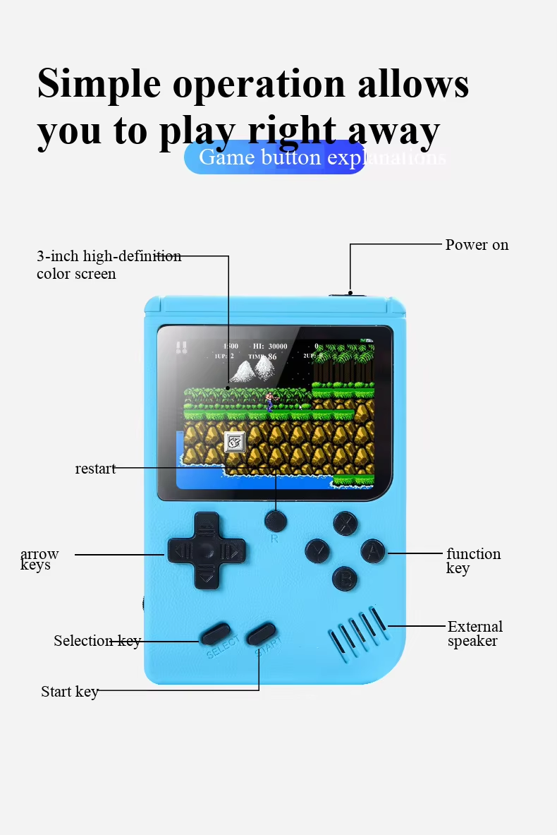 400-in-1 MINI Games Handheld G - Gaming Console Handheld Android recensie en prijs