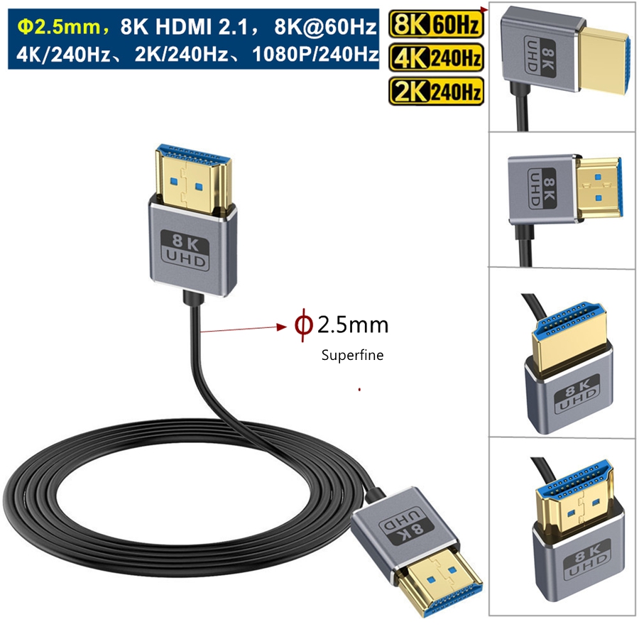 Coaxiale HDMI 8K HDMI 2.1-kabe - Hdmi Cable 2.1 recensie en prijs