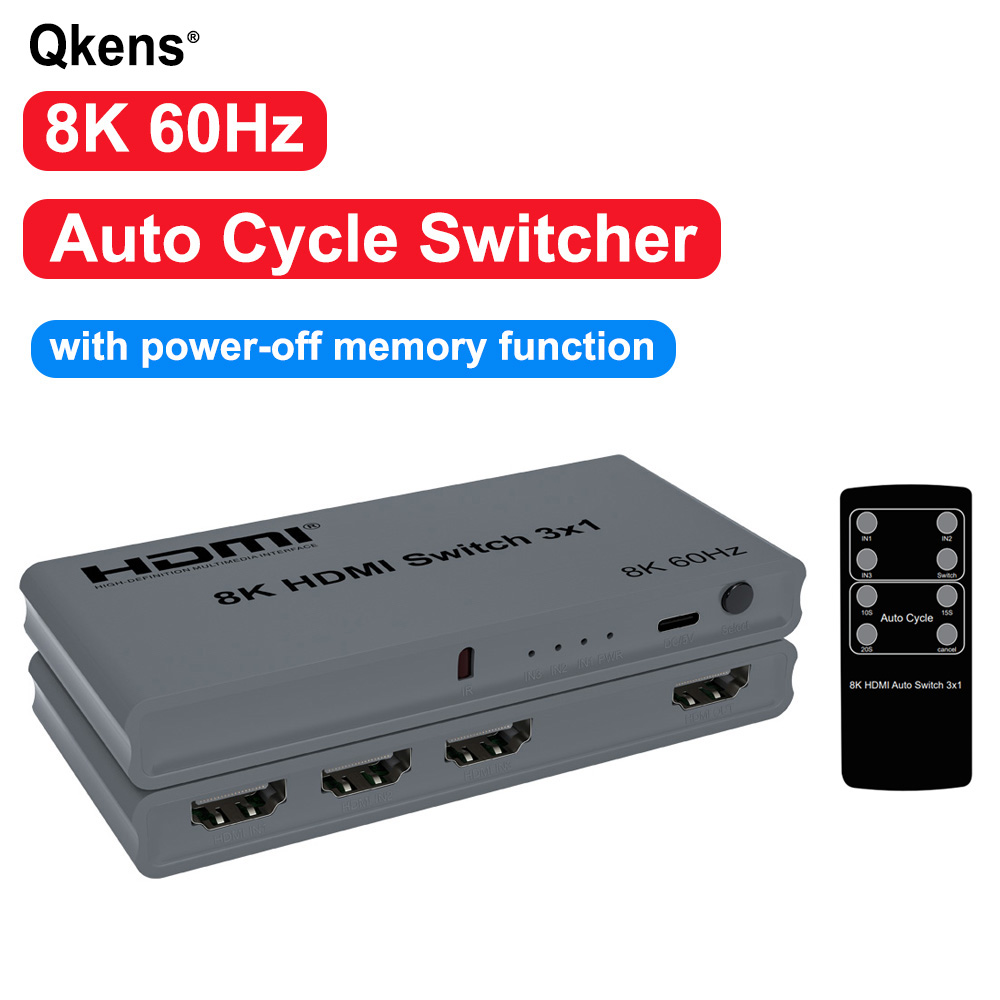 8K 60Hz 3x1 Auto Switch Cycle  - Hdmi Cable 2.1 recensie en prijs